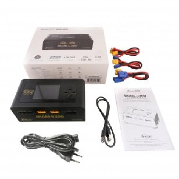 GensAce Charger iMars D300 Dual Channel 300W (EU) Black